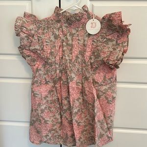 Victoria Dunn ruffle sleeve blouse